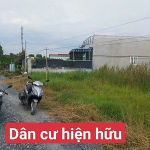 Đất thổ cư DT 147,5 m² xã Hưng Long Bình Chánh.